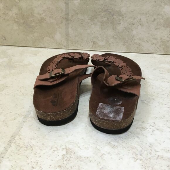 NEW WITHOUT TAGS CLIFFS BY WHITE‎ MOUNTAIN CORA LEE SANDALS IN BROWN - Picture 8 of 9